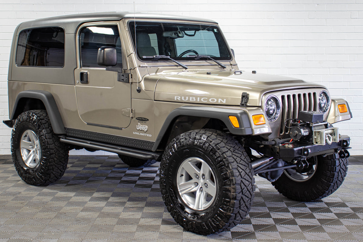 2006 Jeep Wrangler TJ Unlimited Rubicon Hard Top Khaki - SOLD