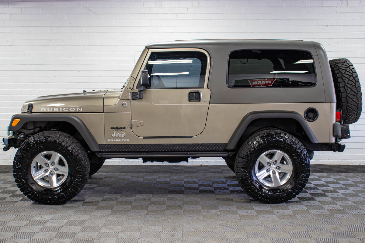 2006 Jeep Wrangler TJ Unlimited Rubicon Hard Top Khaki - SOLD
