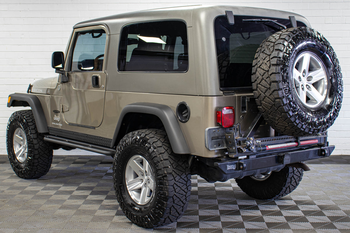 2006 Jeep Wrangler TJ Unlimited Rubicon Hard Top Khaki - SOLD