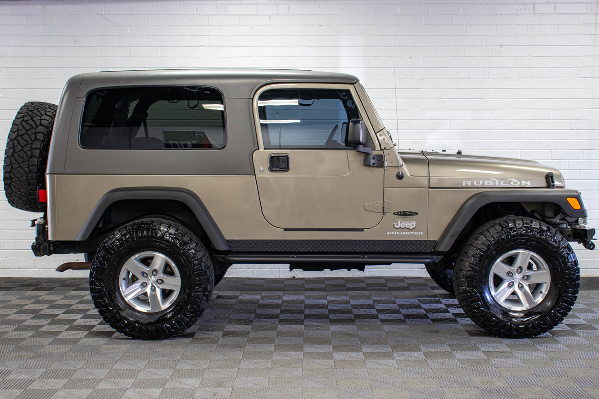 2006 Jeep Wrangler TJ Unlimited Rubicon Hard Top Khaki - SOLD