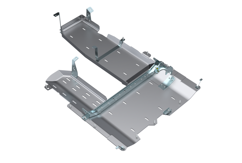 Artec JLU T-Case/Fuel/DPF Skid - 4 Door 3.0L Diesel Aluminum
