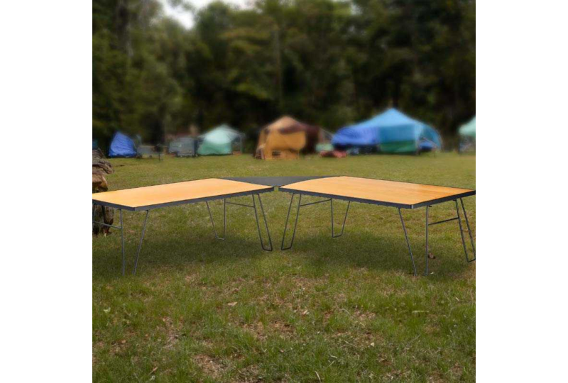 OVS Kick It Camp Table - Wood Base & Storage Bag