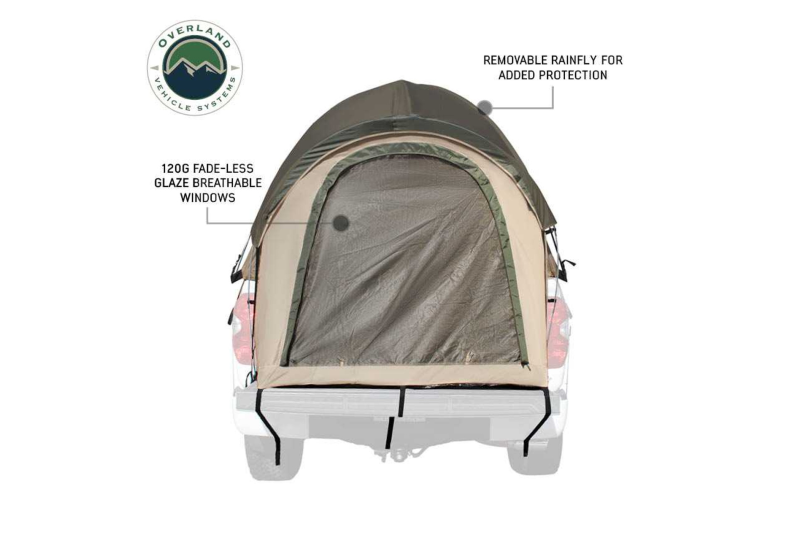 OVS LD TACT Full-Size 5.5' Bed Tent: Tan with Green Fly