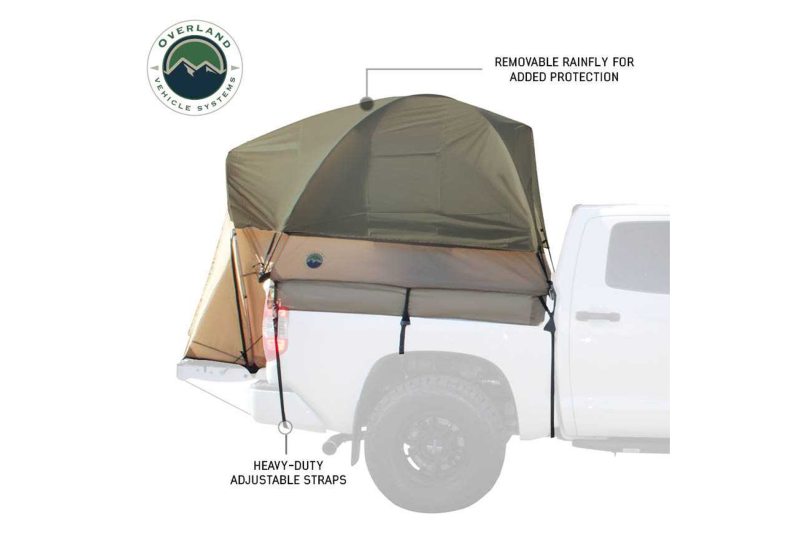 OVS LD TACT Full-Size 5.5' Bed Tent: Tan with Green Fly