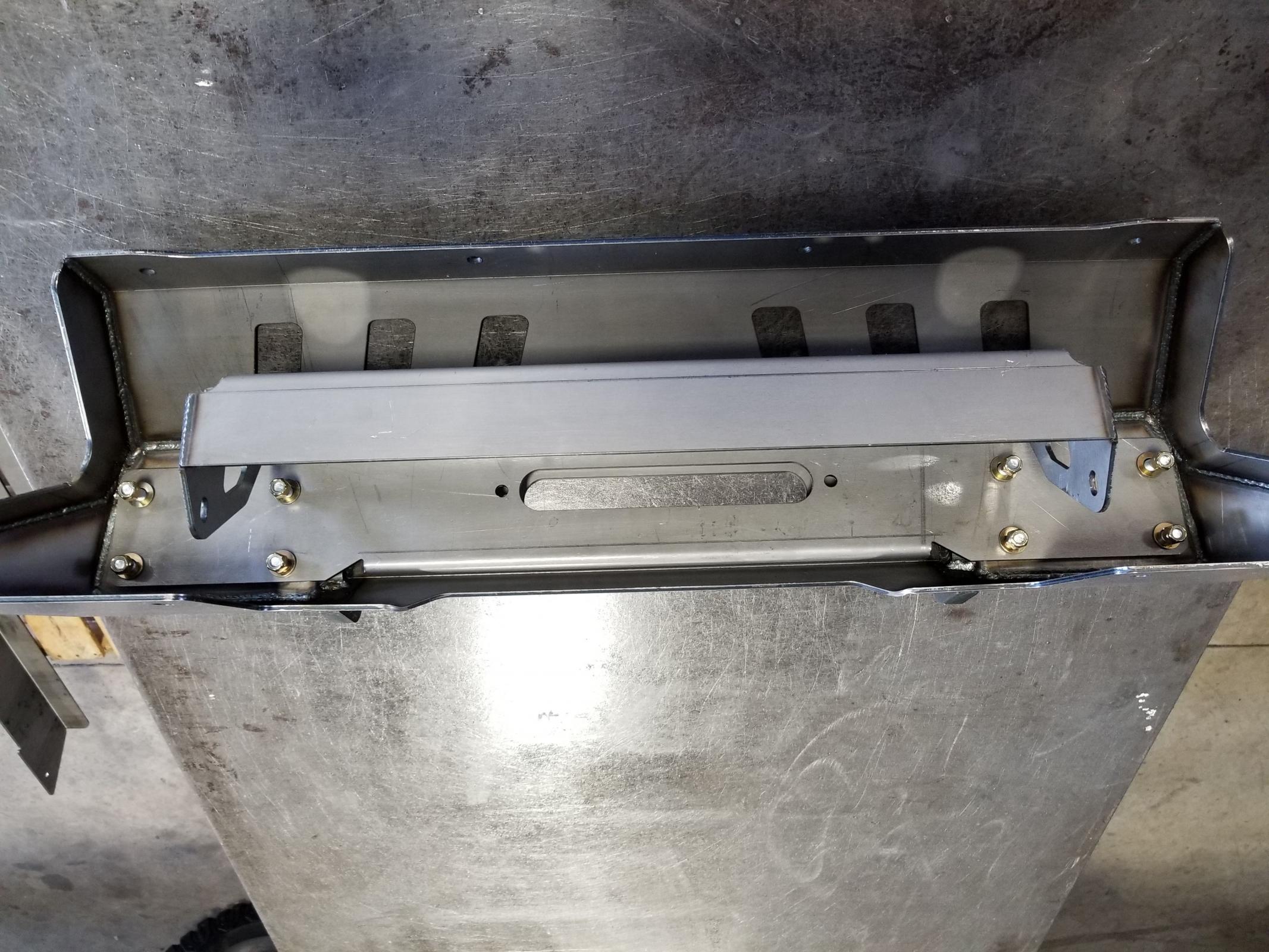 Jeep JK Front Bumper 07-18 Wrangler JK Crusher Series Bare Steel Motobilt