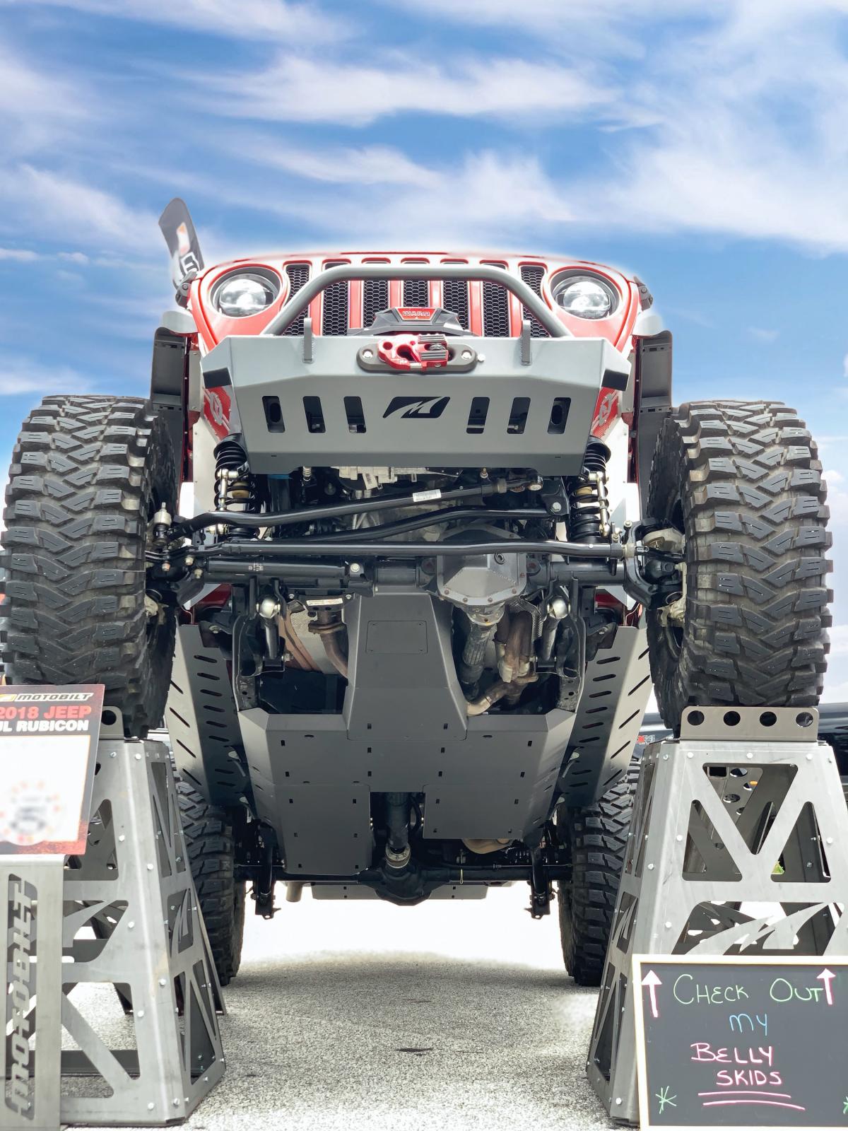 Jeep JL Skid Plate System 2018-Present Wrangler JL 4 Door 3.6L Motobilt