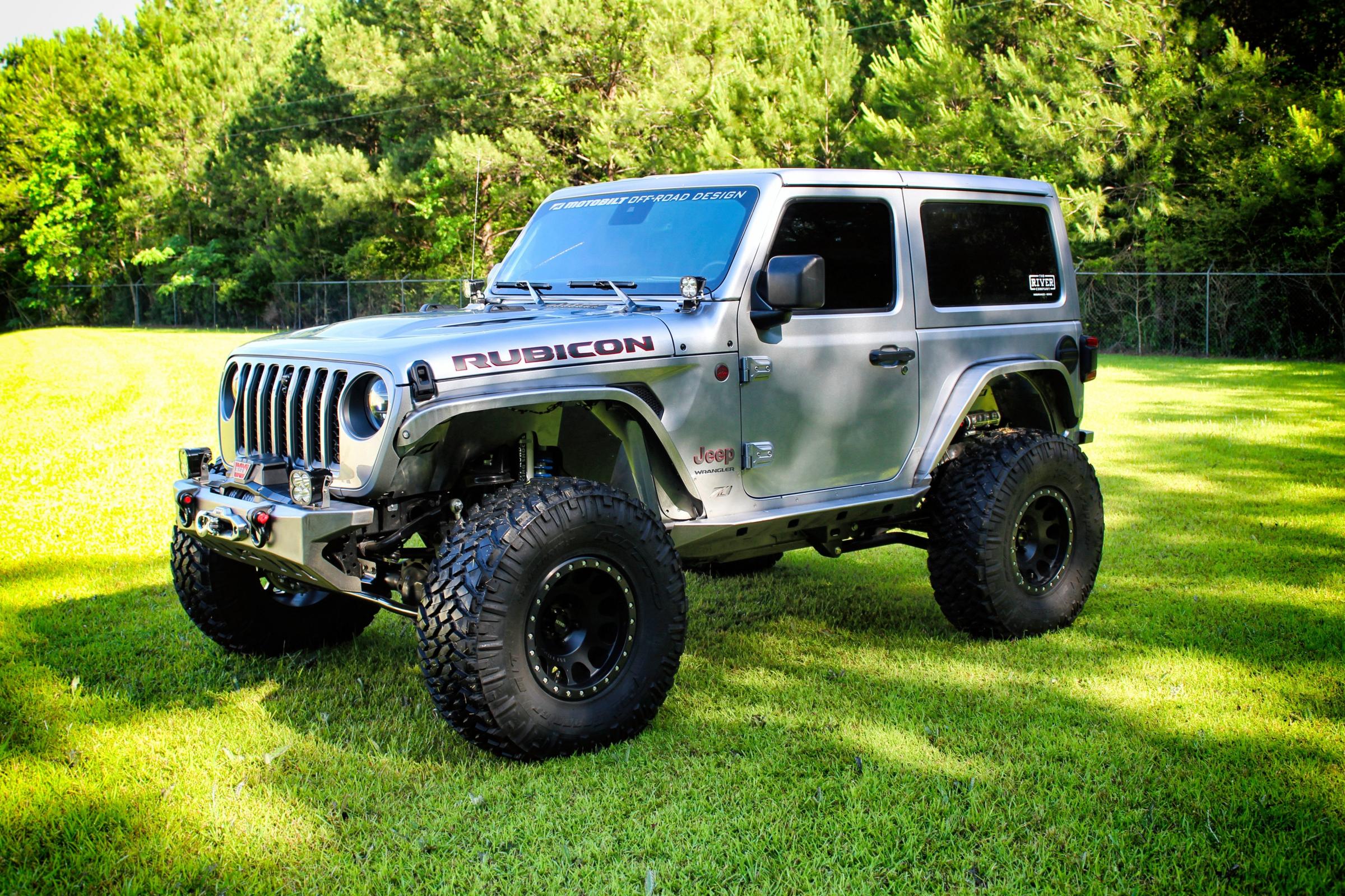 Aluminum Rear Fender Flares for Jeep JL/JLU Motobilt