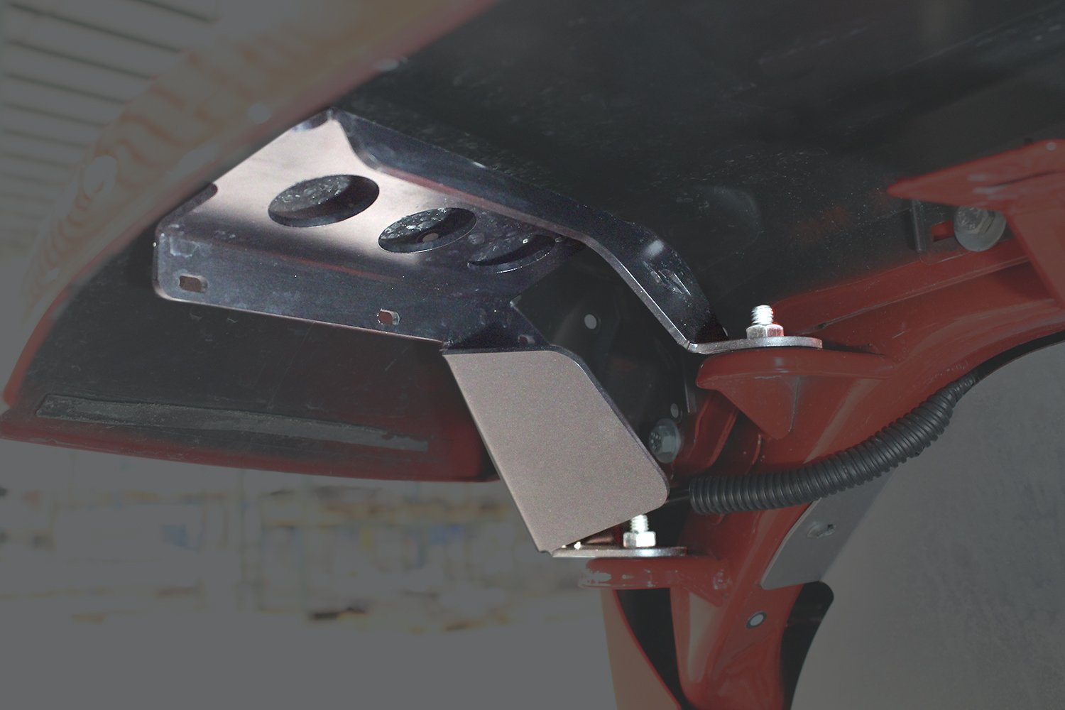 Front Fender Chop Bracket for Jeep Non-Rubicon JL/JT - Fender Brackets with One Pair LED Sidemarker Lights Motobilt