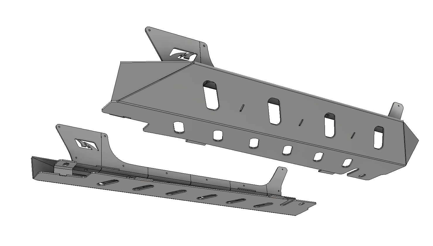 Jeep JL Rocker Guards w/ Step for 18-Pres Wrangler JL 2 Door Motobilt