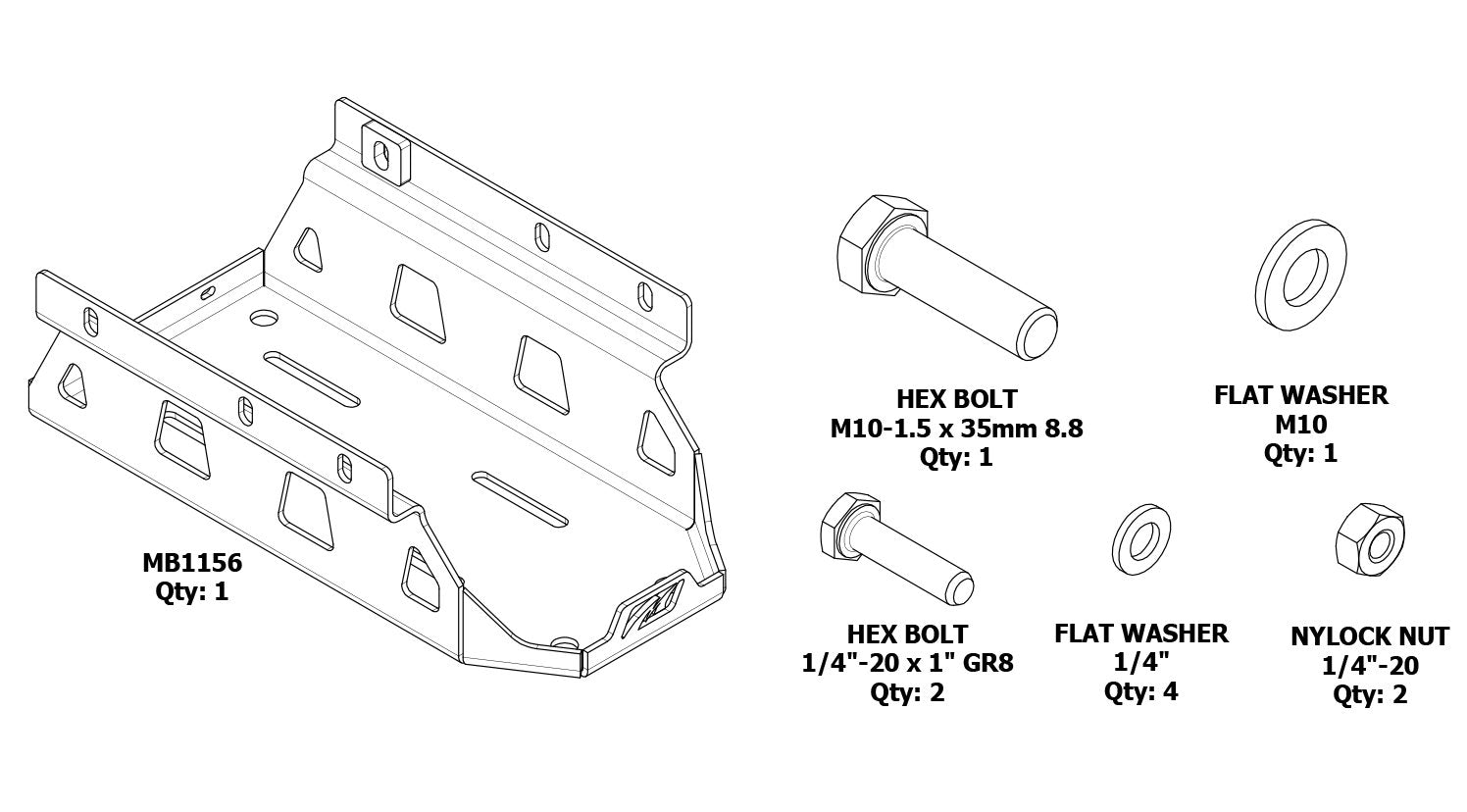 E-Torque Battery Skid for 2019-Present Jeep JL/JLU Motobilt