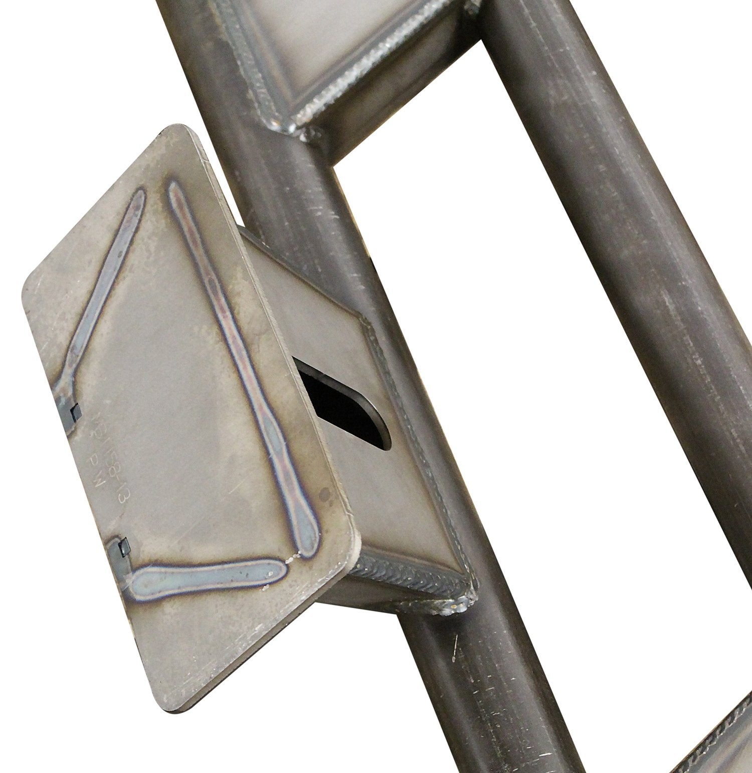 Frame Mounted Rocker Guards For 4 Door Jeep JL Bare Steel Motobilt