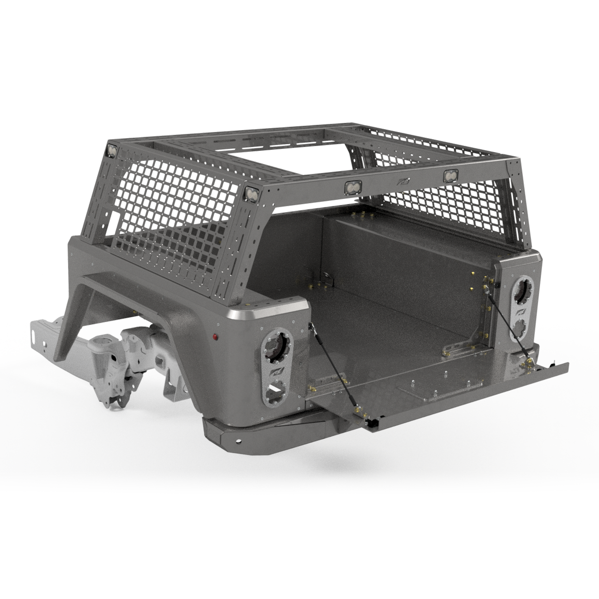 Bed Rack System for Gladiator with Optional Molle Panels Motobilt