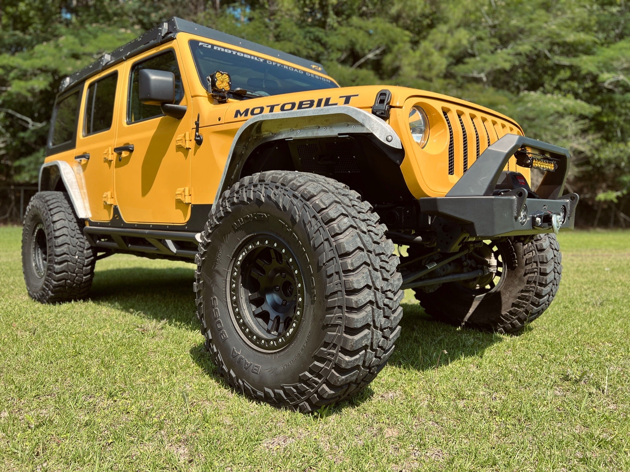 Aluminum Rear Highline Fenders for Jeep JL/JLU Motobilt