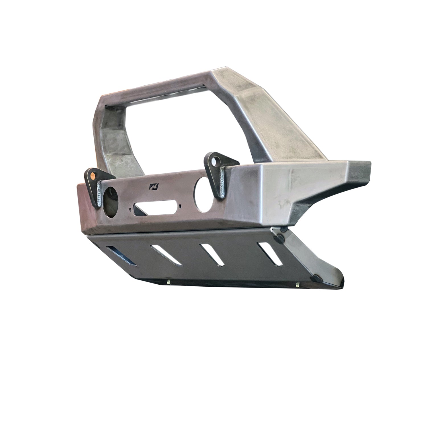 Crusher HD Front Bumper for Jeep JK/JKU with BullBar and Skidplate Motobilt