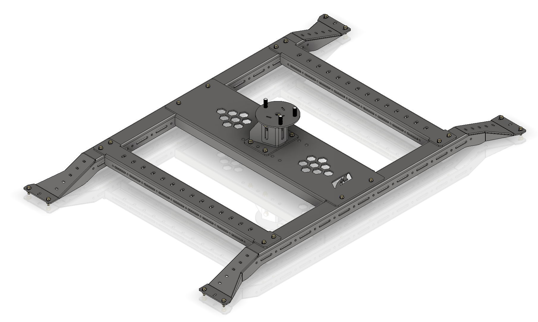 Motobed 8-Lug Tire Carrier Rack for Jeep JT Gladiator Replacement Bed Motobilt