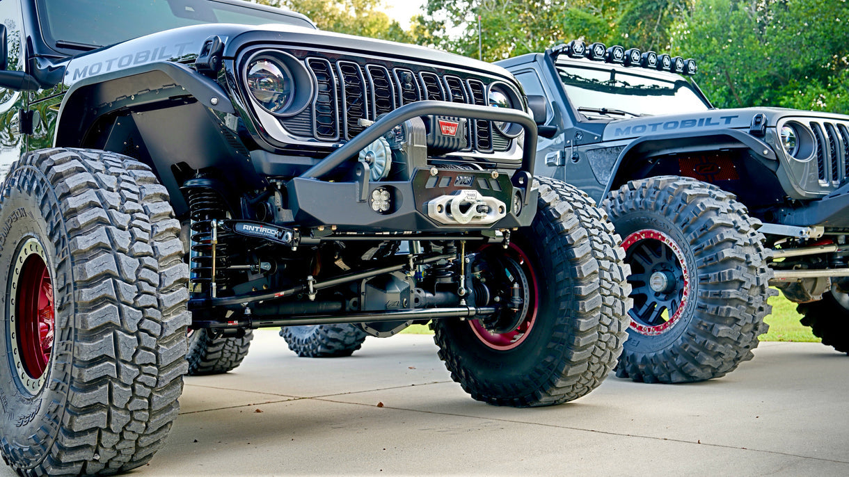 Gladius Frame Chop Bumper with Bull Bar for Jeep JK/JL/JT - Fits Warn M8274 Motobilt