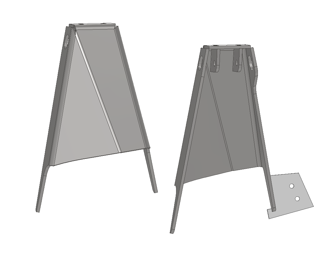 Rear Upper Shock Mounts 16 Inch ORI's for Jeep JLU Motobilt