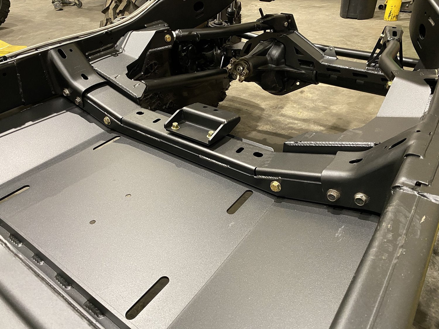 Skid Plate For Jeep JKU Bare Steel Motobilt