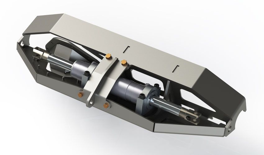 Chevy Dana 60 Front Axle Truss and Steering Mount Motobilt