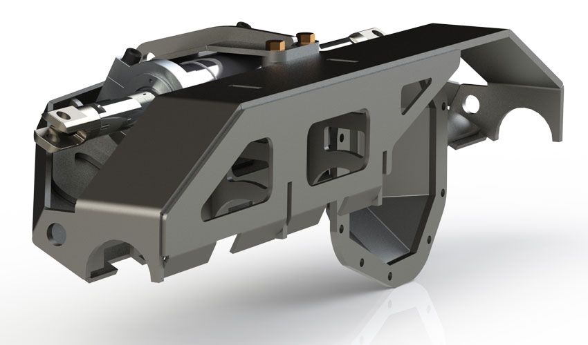 Chevy Dana 60 Front Axle Truss and Steering Mount Motobilt