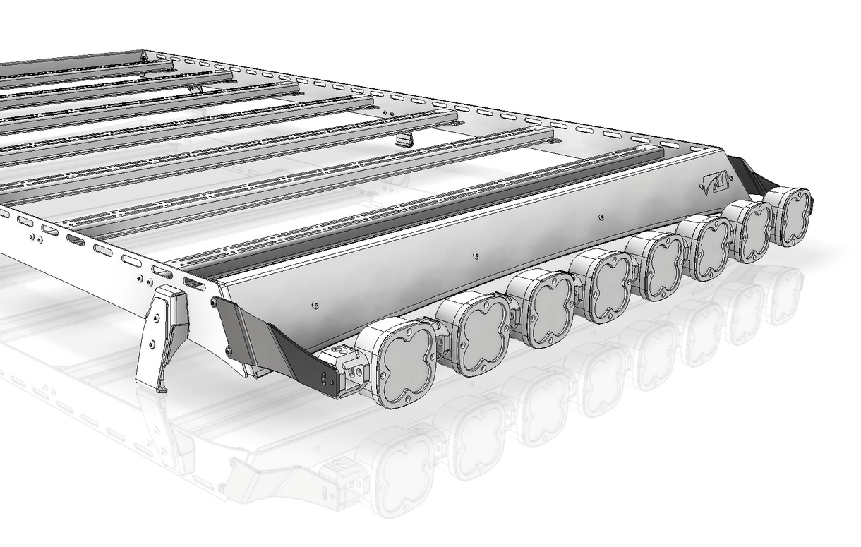 Linkable Light Bar Roof Rack Bracket for Baja Designs Motobilt