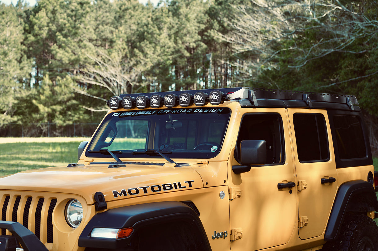 Linkable Light Bar Roof Rack Bracket for Baja Designs Motobilt