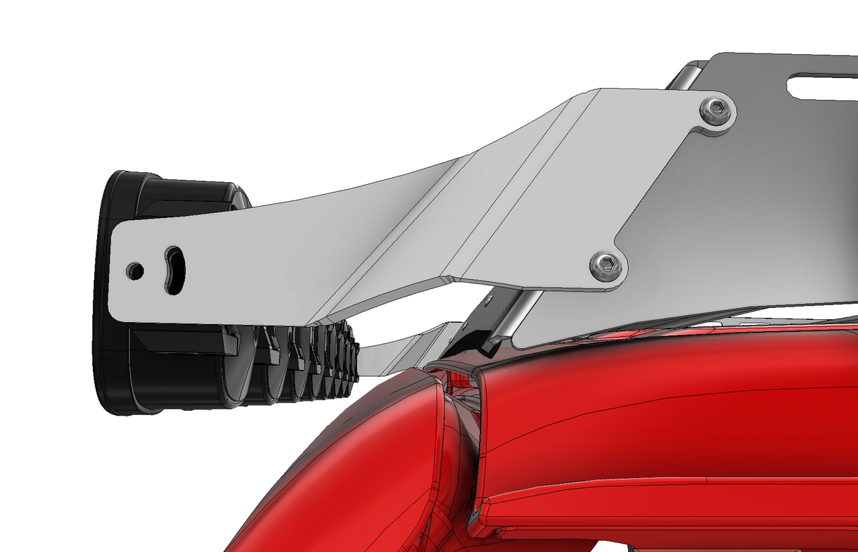 Linkable Light Bar Roof Rack Bracket for Baja Designs Motobilt