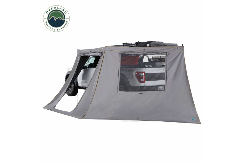 OVS Nomadic 180 LTE Awning Wall - Universal, Grey/Green Bag