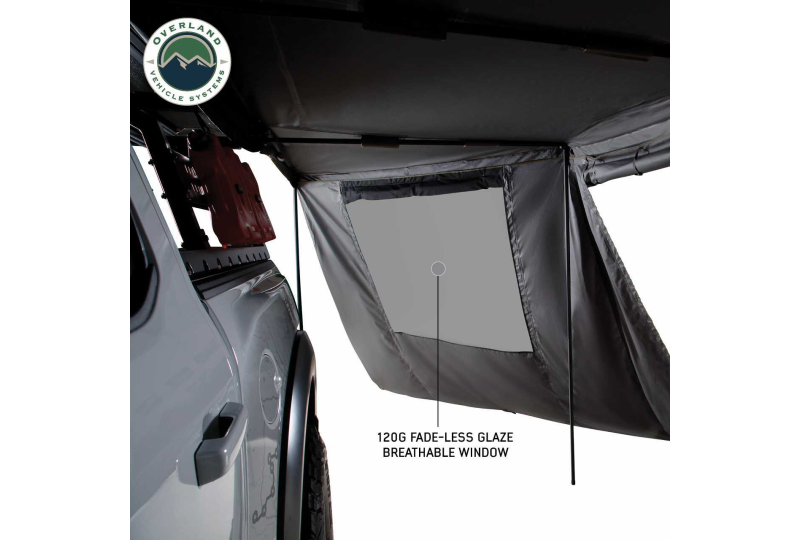 OVS Nomadic 180 LTE Awning Wall - Universal, Grey/Green Bag