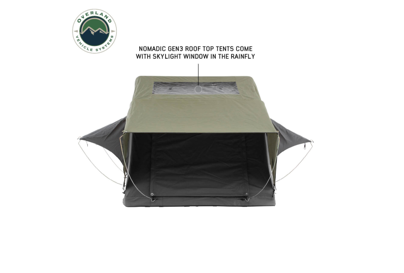 OVS HD Nomadic N4E: 4-Person Soft Top Tent, Grey & Green