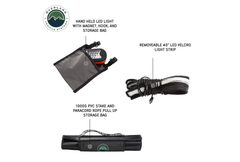 OVS HD Nomadic N2E: 2-Person Soft Top Tent, Grey & Green