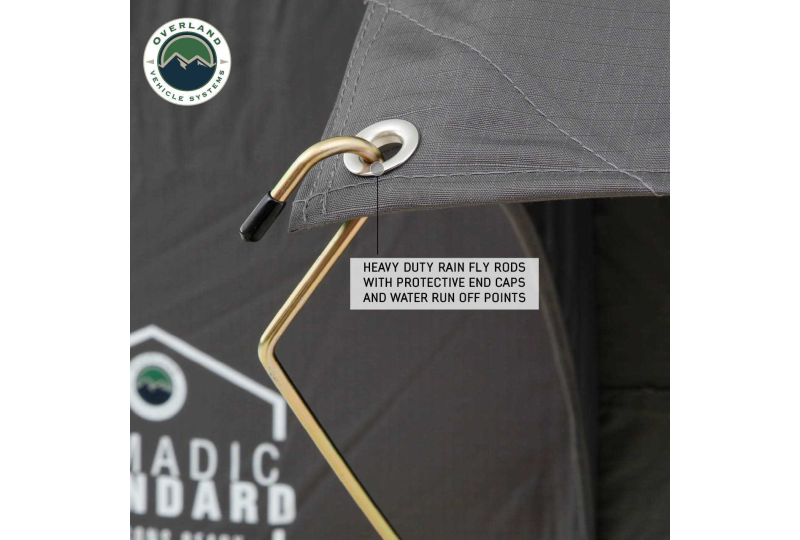 OVS HD Nomadic N4E: 4-Person Soft Top Tent, Grey & Green