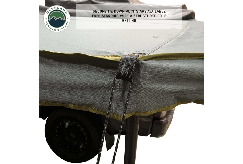 OVS HD Nomadic 270 LTE Awning - Driver, Grey/Green