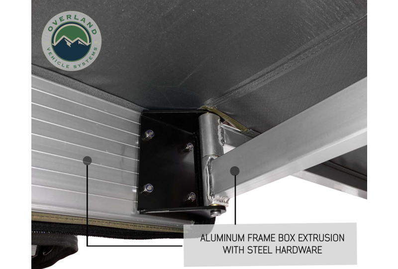 OVS HD Nomadic 270 Awning+Wall 1-3 - Pass, Grey/Green