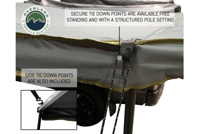 OVS HD Nomadic 270 Awning+Wall 1-3 - Pass, Grey/Green