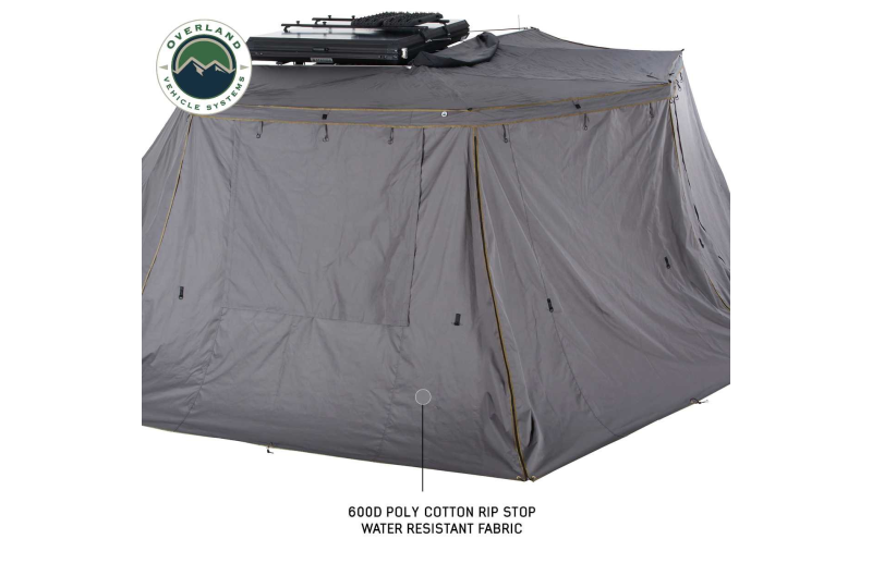 OVS Nomadic 270 Wall 2 w/Window - Passenger, Grey/Green