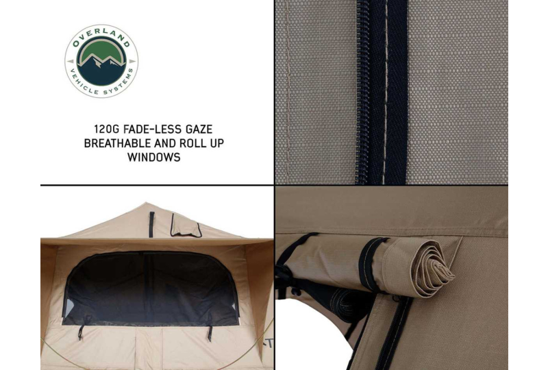 OVS LD TMBK 3 Tent with Annex: Tan, Green Fly, Black Base