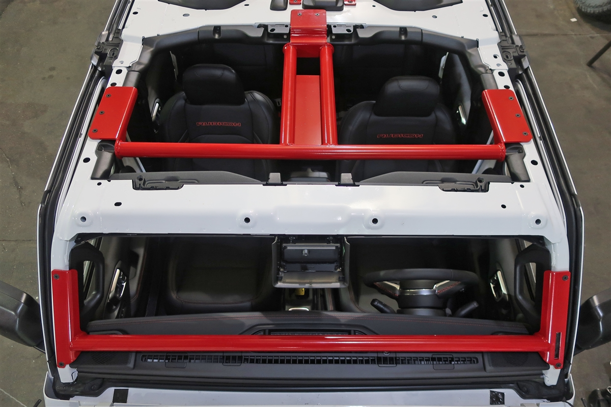 Rockhard 4x4 Jeep Wrangler JL Padding Kit for Rear Overhead Center Bars RH-90701-P