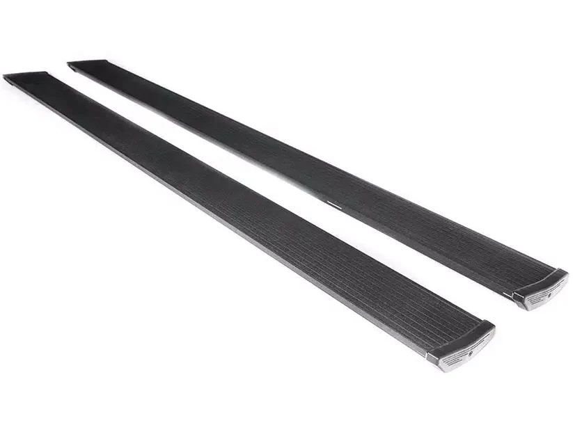 AMP 76154-01A Running Boards, PowerSteps, Aluminum, Black Anodized, 13.500 in. Pad Drop, Chevrolet, GMC, Kit