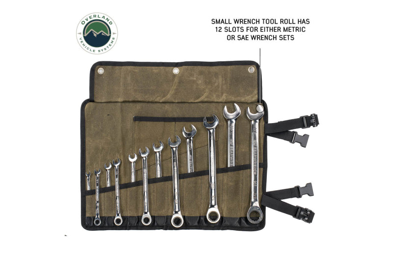 OVS Small Wrench Tool Roll (12 Slot) #16 Waxed Canvas
