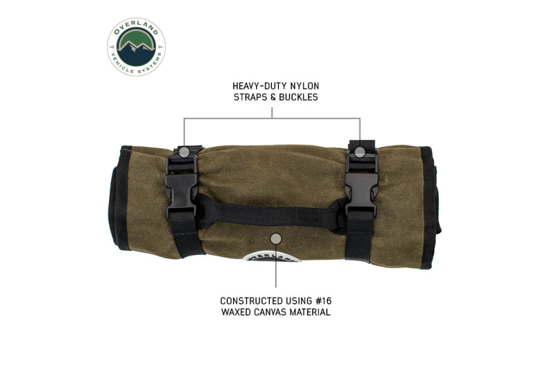OVS Small Wrench Tool Roll (12 Slot) #16 Waxed Canvas