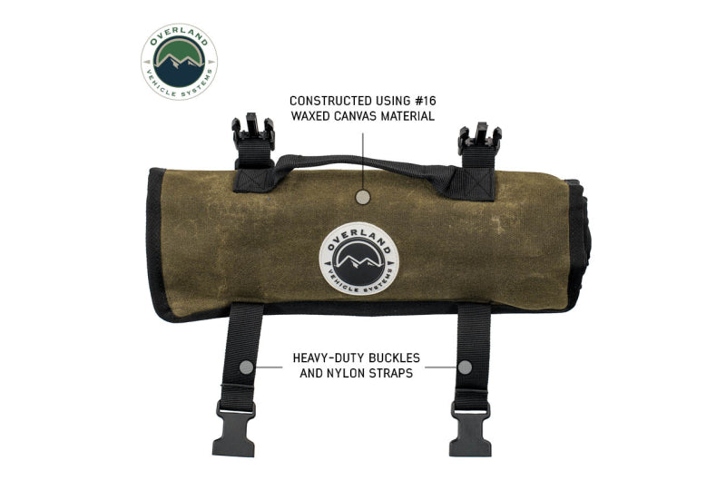OVS Small Wrench Tool Roll (12 Slot) #16 Waxed Canvas