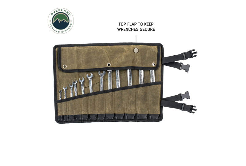 OVS Small Wrench Tool Roll (12 Slot) #16 Waxed Canvas