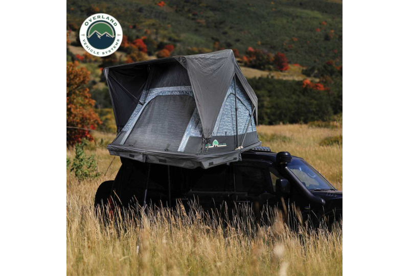 OVS XD Sherpa S4S: 4-Person Soft Roof Tent, Grey & Black