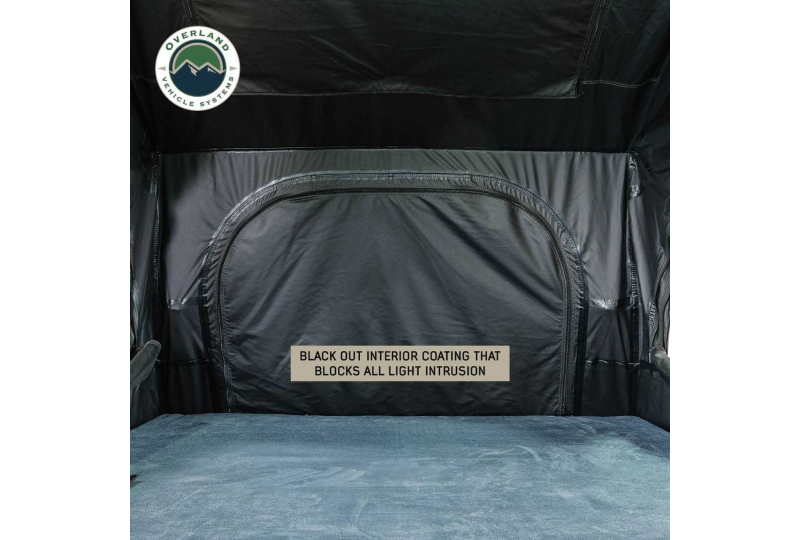 OVS XD Sherpa S4S: 4-Person Soft Roof Tent, Grey & Black