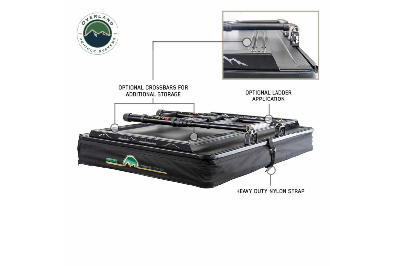 OVS XD Sherpa S4S: 4-Person Soft Roof Tent, Grey & Black