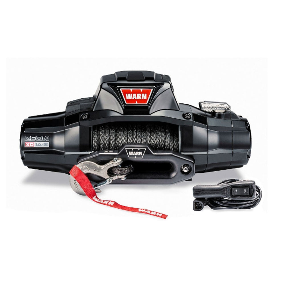 Warn 110014 Zeon XD 14s - 14,000 Pound Synthetic Rope Winch