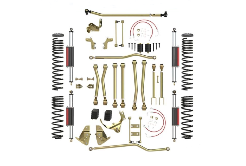Metalcloak 4.5" Game-Changer Suspension Lift Kit; Jeep JK