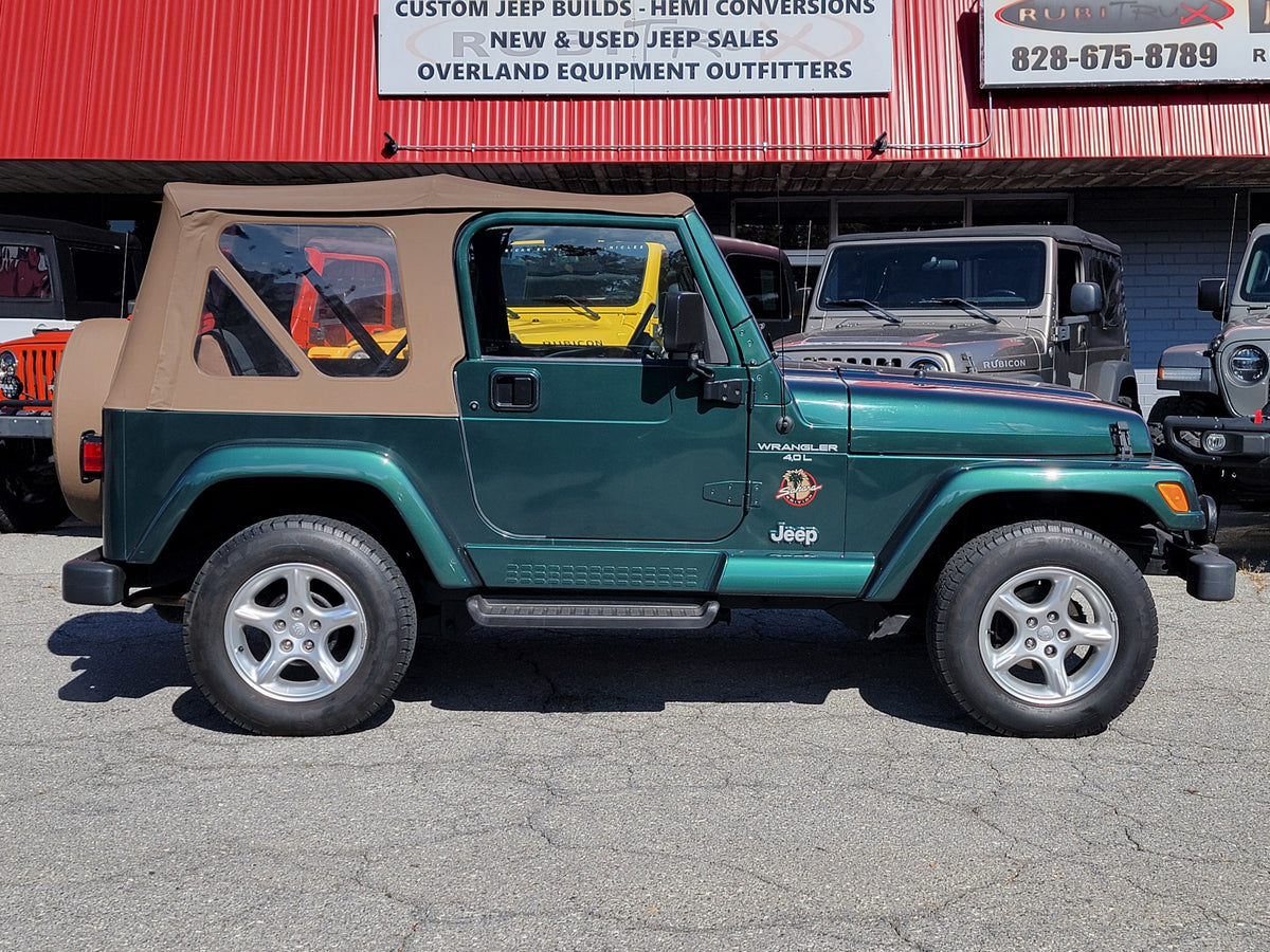 2000 Jeep Wrangler TJ Sahara Soft Top Forest Green Incoming