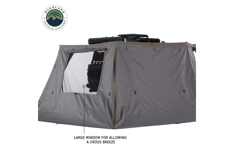 OVS Nomadic 270 Wall 2 w/Window - Passenger, Grey/Green